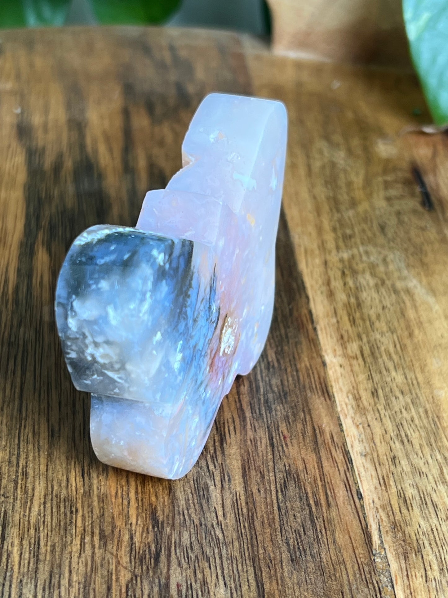 Rainbow Plume Agate Butterfly Ri