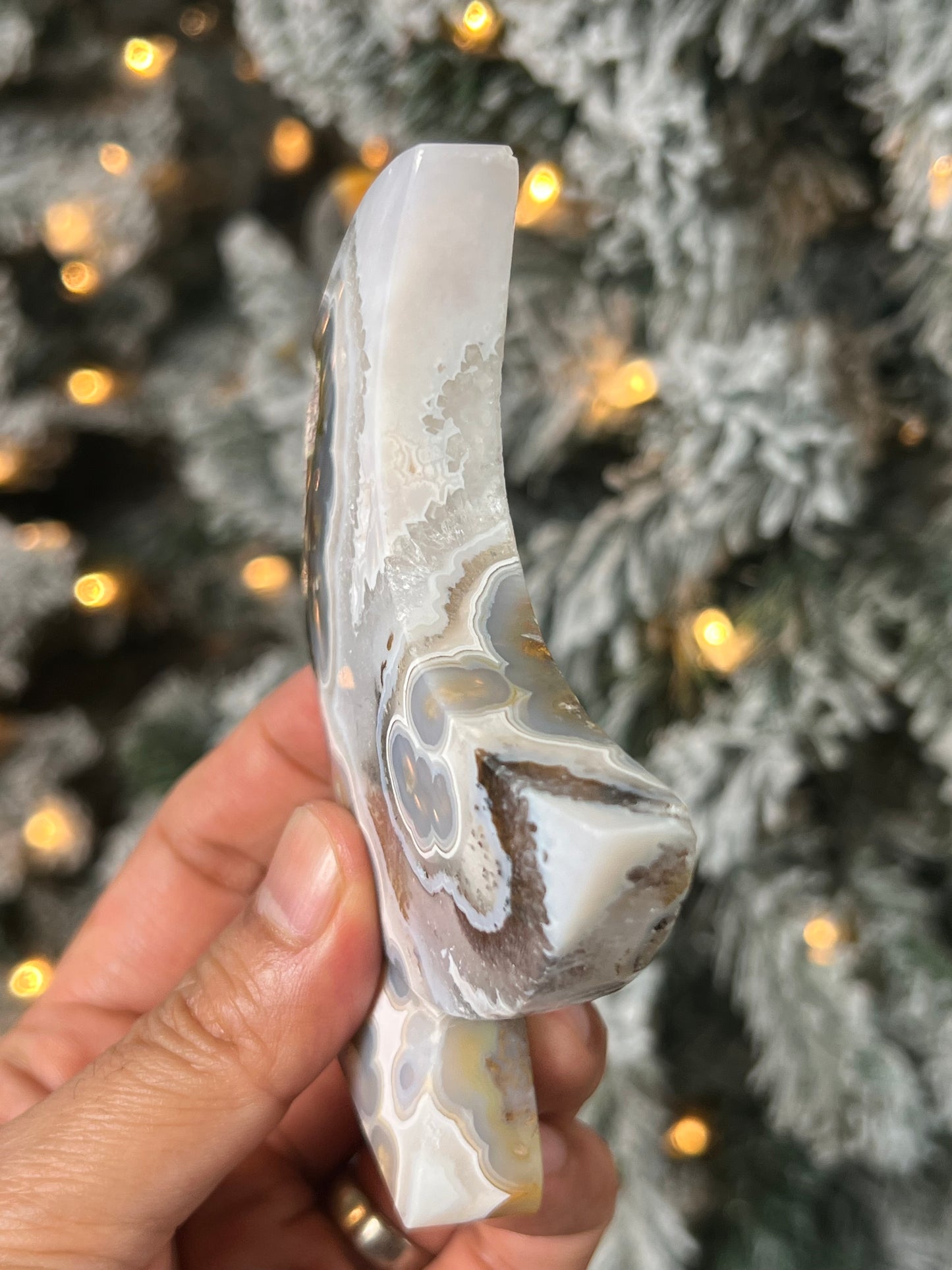 Scenic Moss Agate Moon