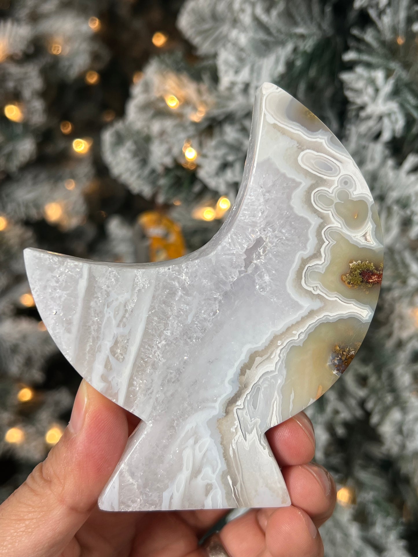 Scenic Moss Agate Moon