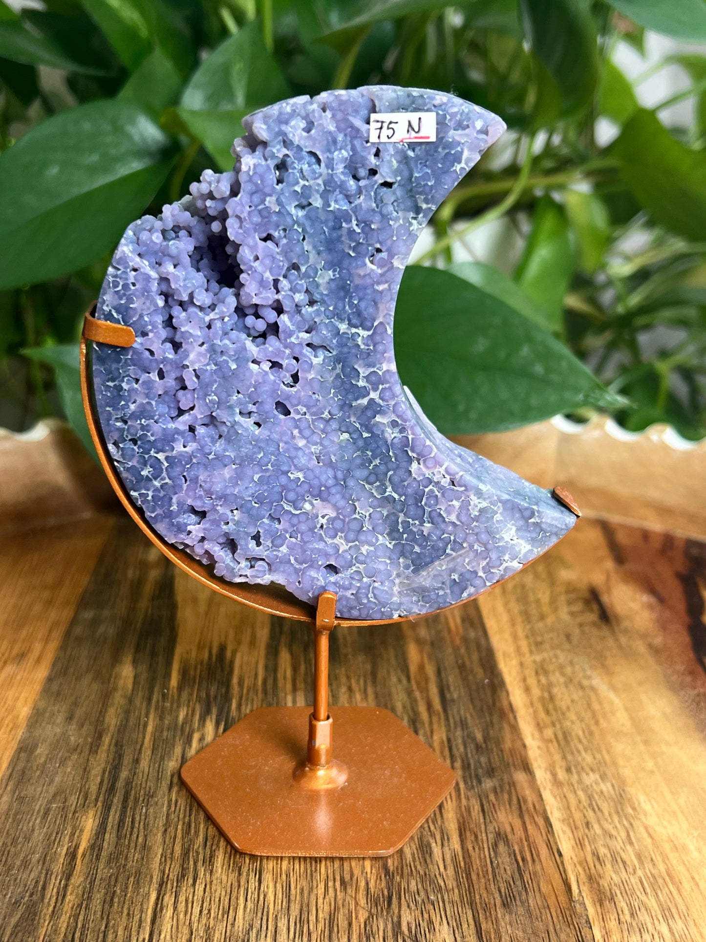 Grape Agate Moon: N