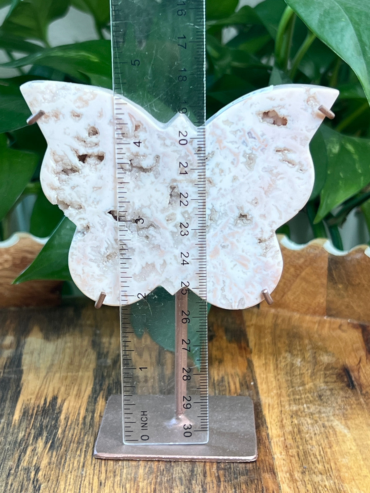 Pink Carnelian Butterfly: DO
