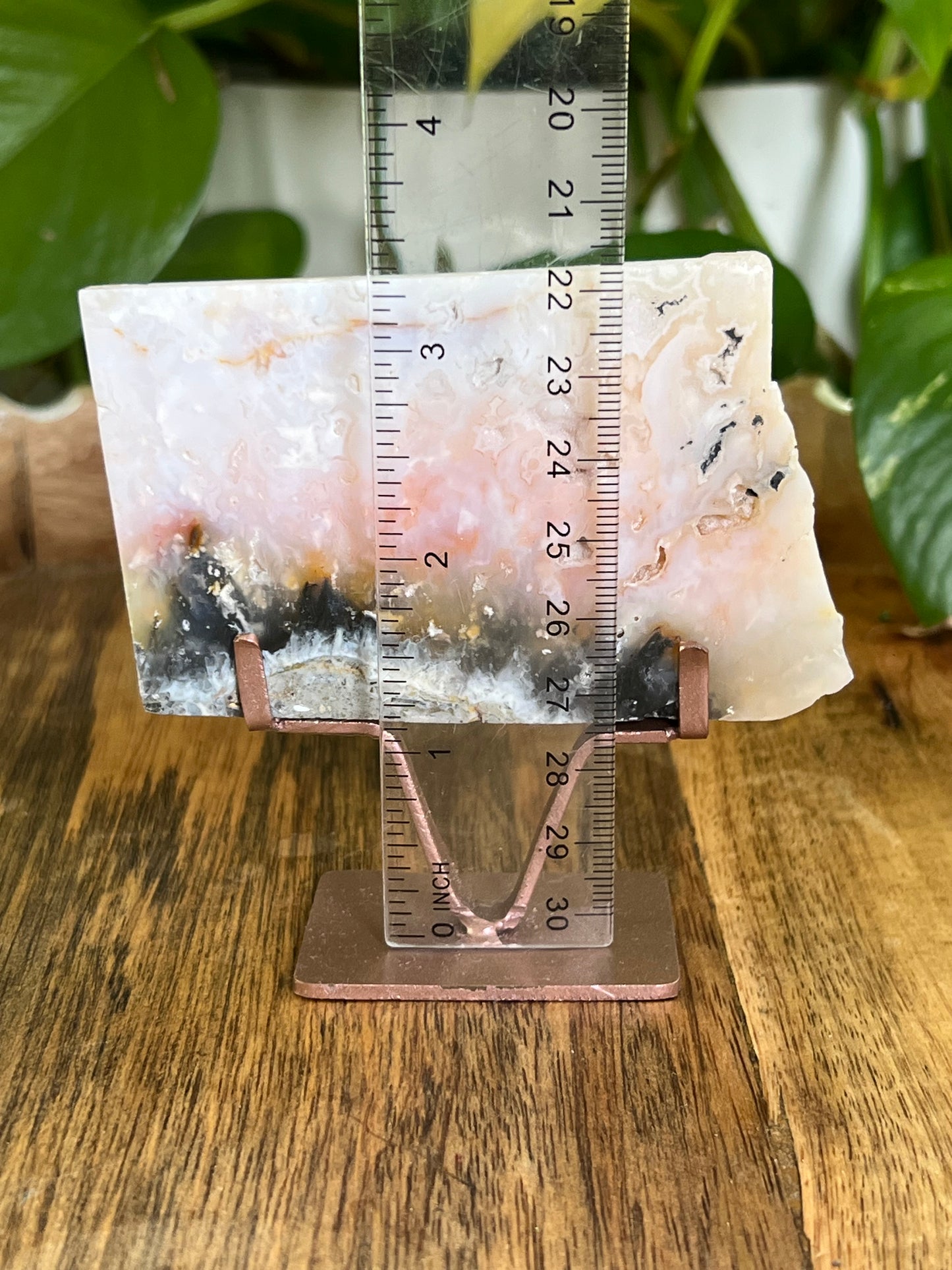 Rainbow Plume Agate Slab KC