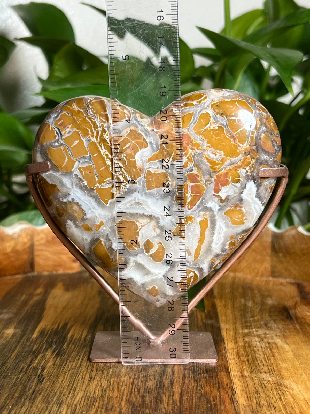 Brecciated Jasper Heart: DH