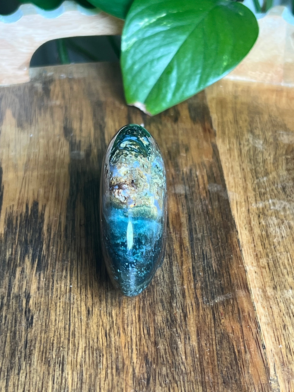 Blue Green Jasper Bear: KC