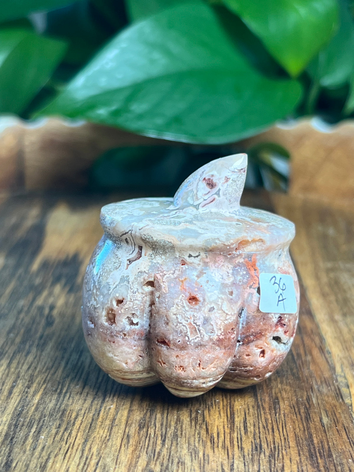 Crazy Lace Agate Pumpkin: A