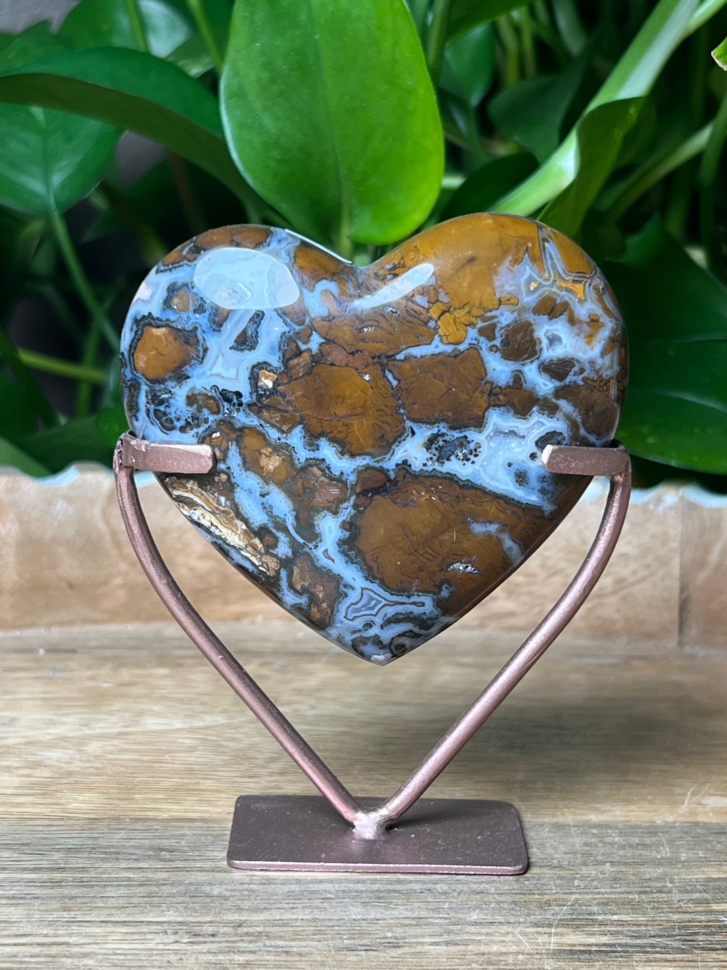 Brecciated Jasper Heart