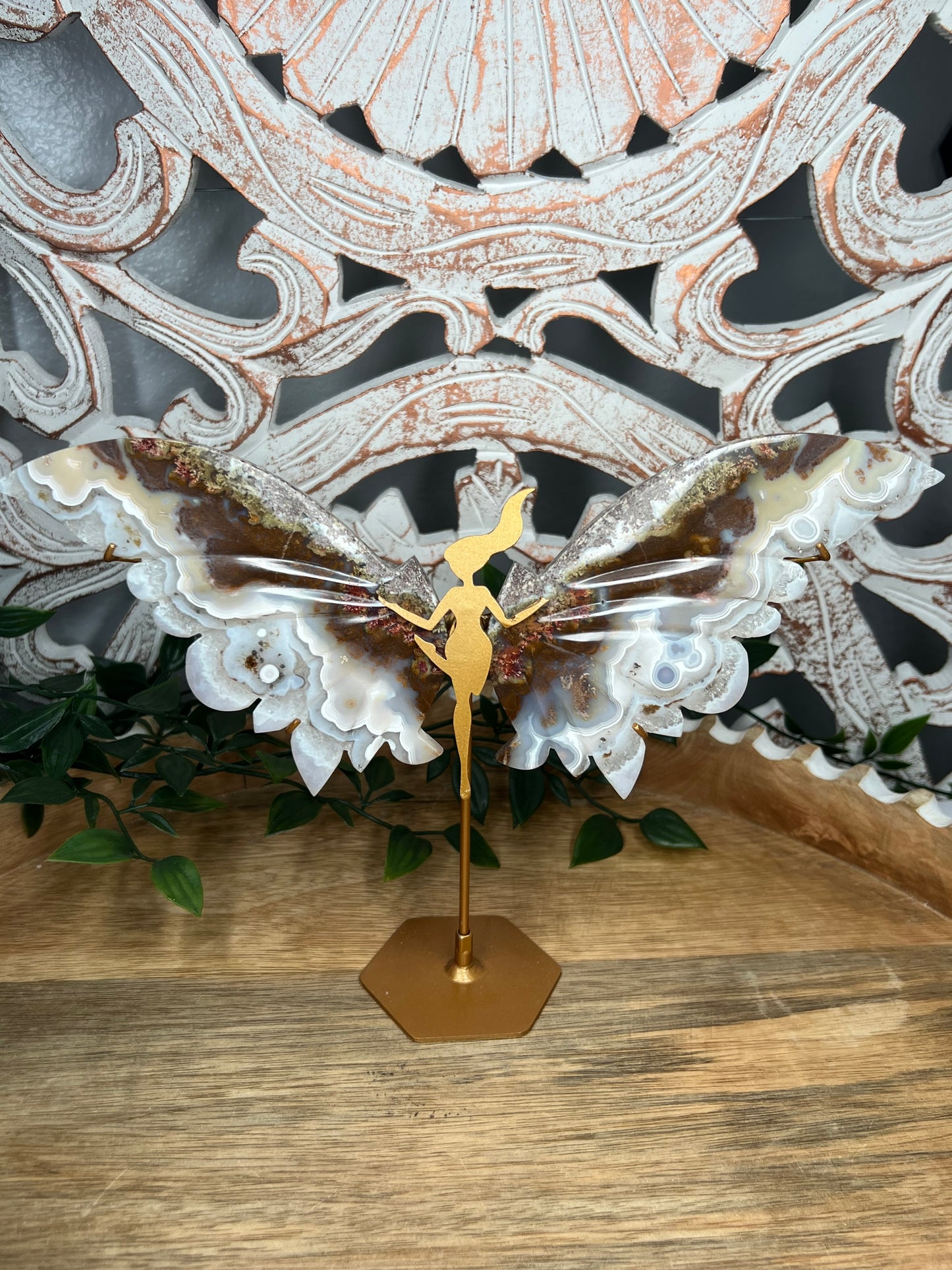 Scenic Moss Agate Wings