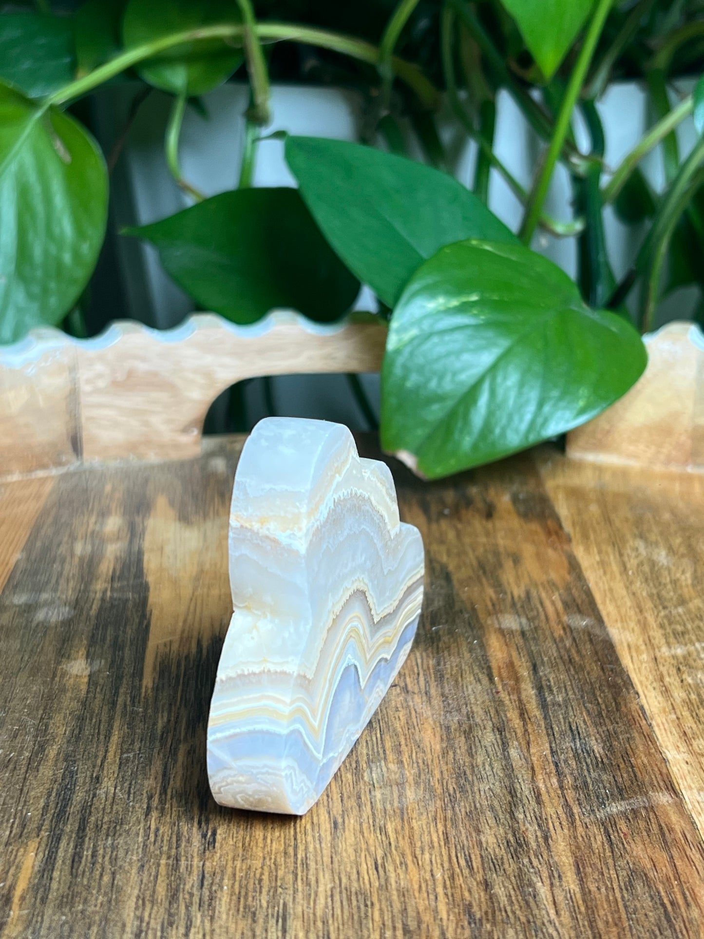Yellow Crazy Lace Agate Cloud: EA