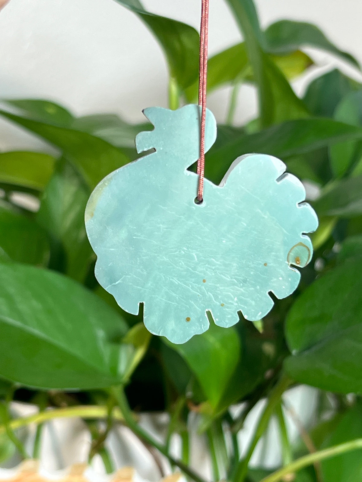 Blue Plume Jasper Turkey Ornaments
