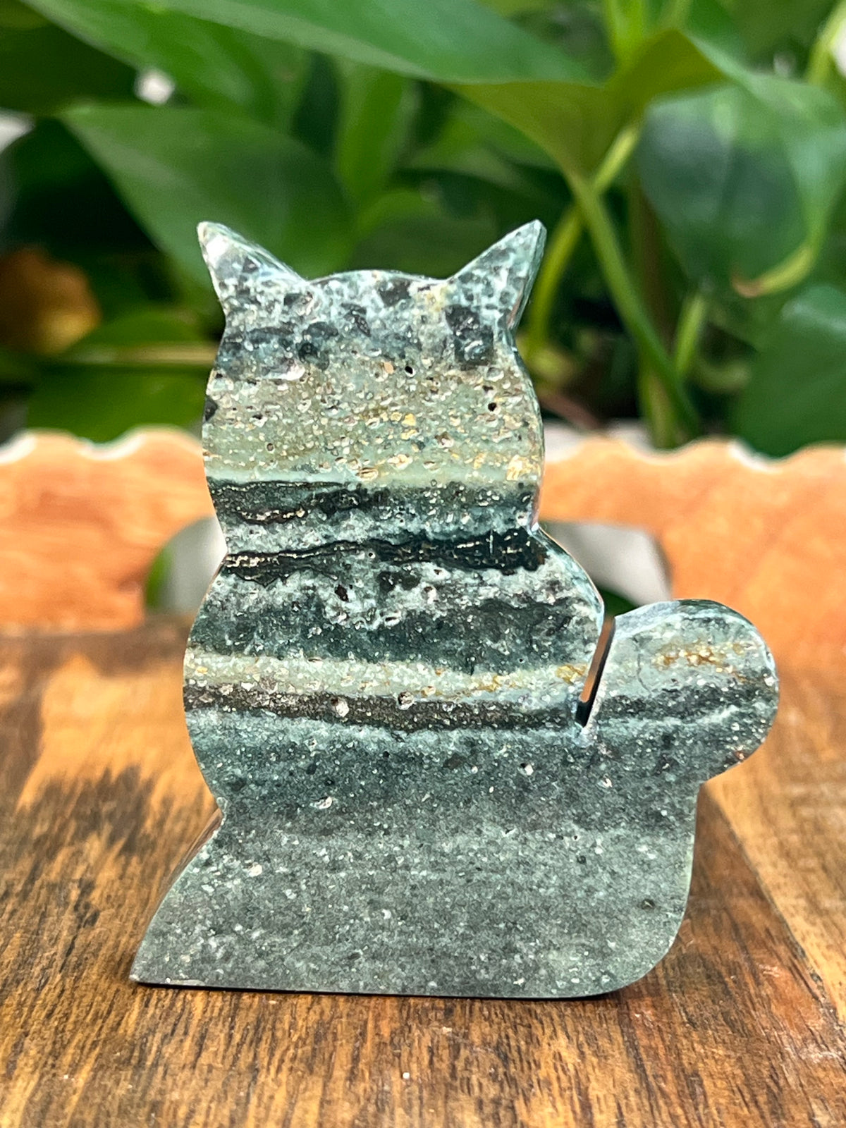 Blue Green Jasper Cats