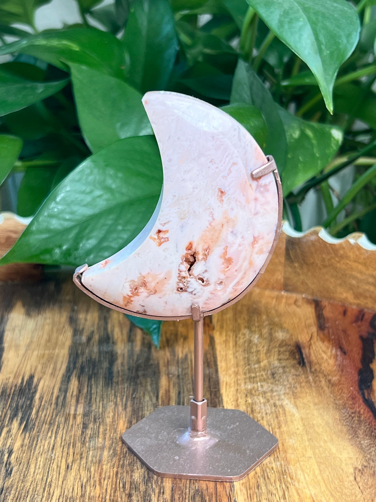 Pink Carnelian Moon: RX