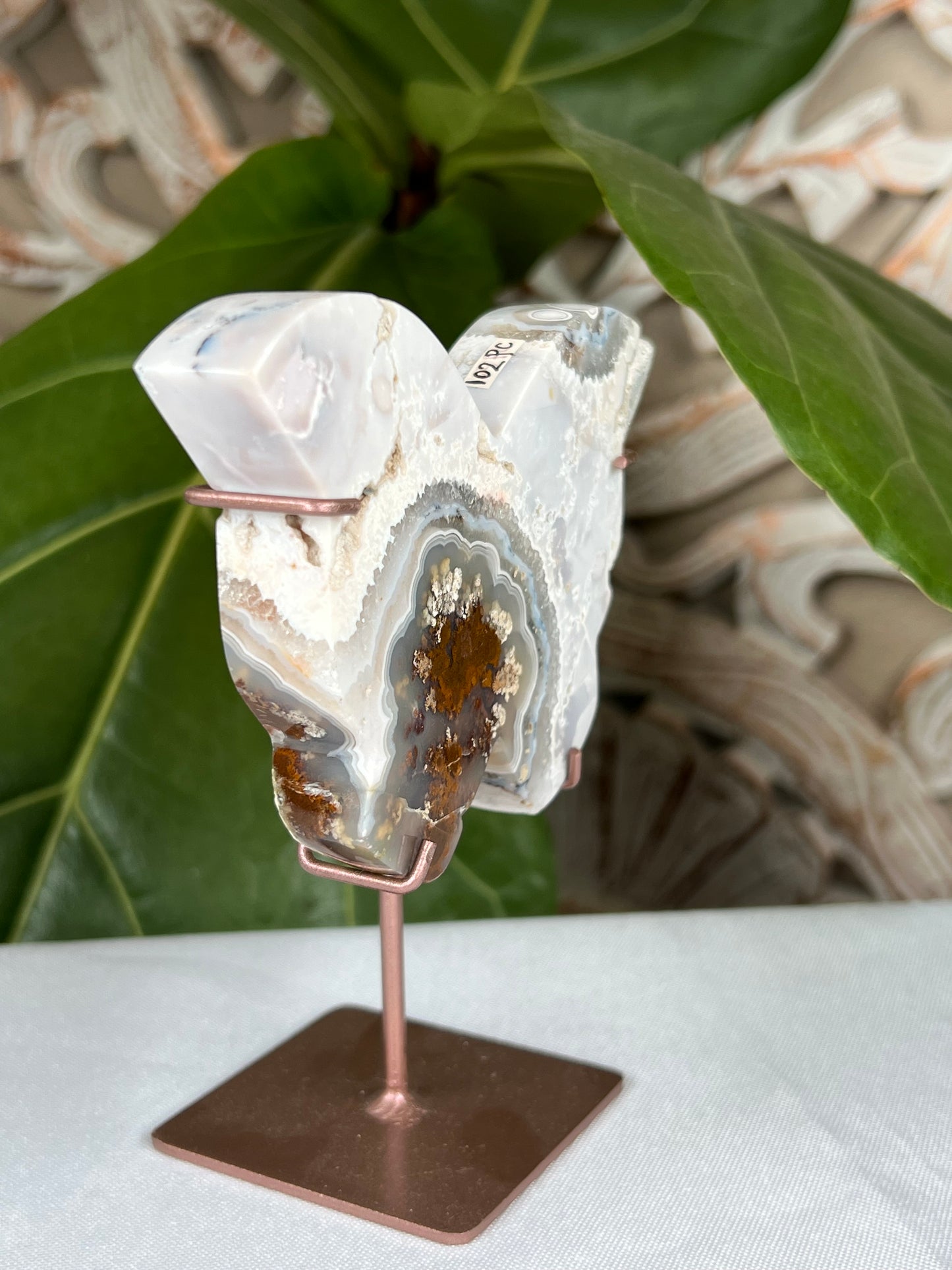 Scenic Moss Agate Butterfly