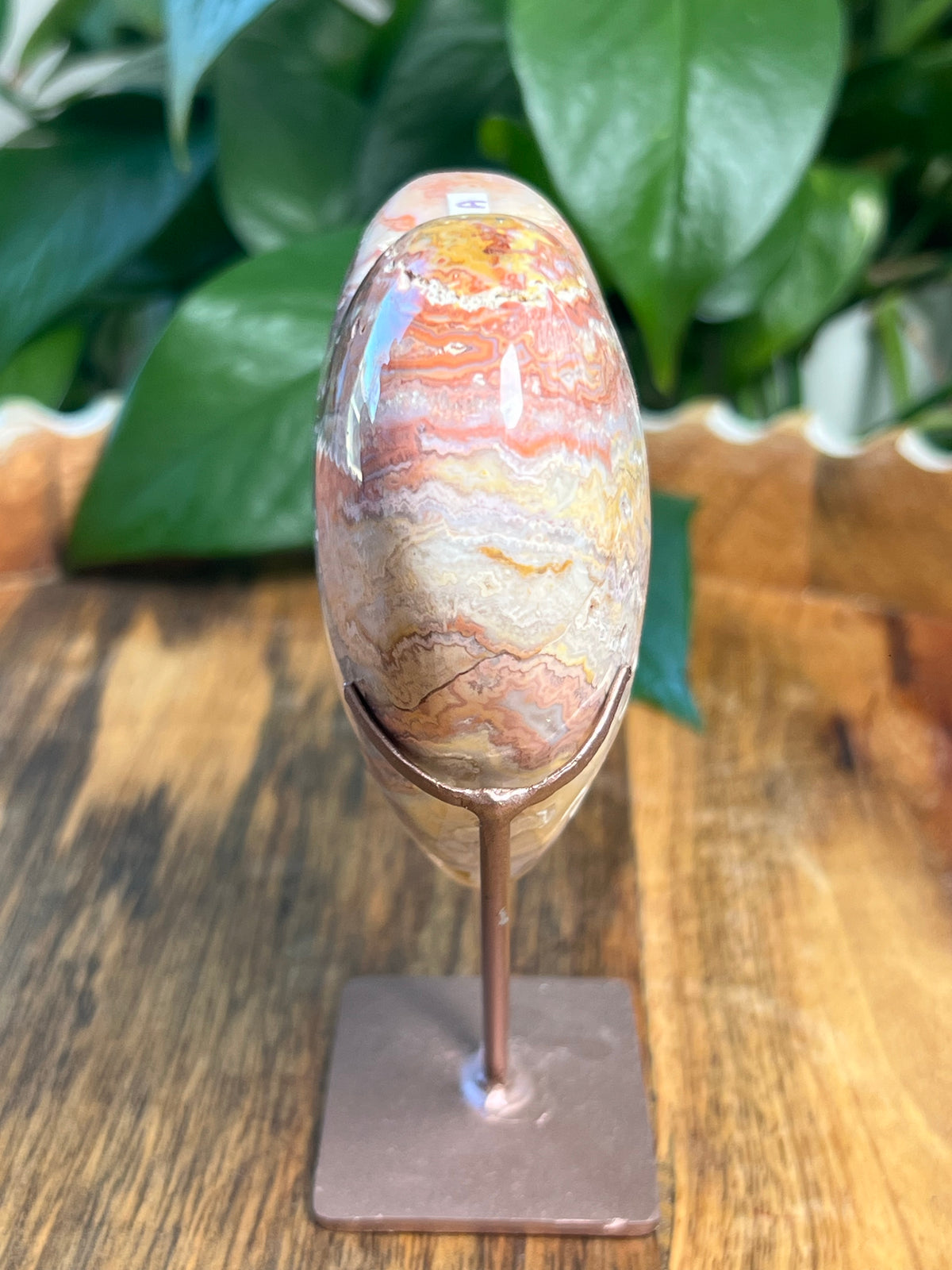 Crazy Lace Agate Heart: QA