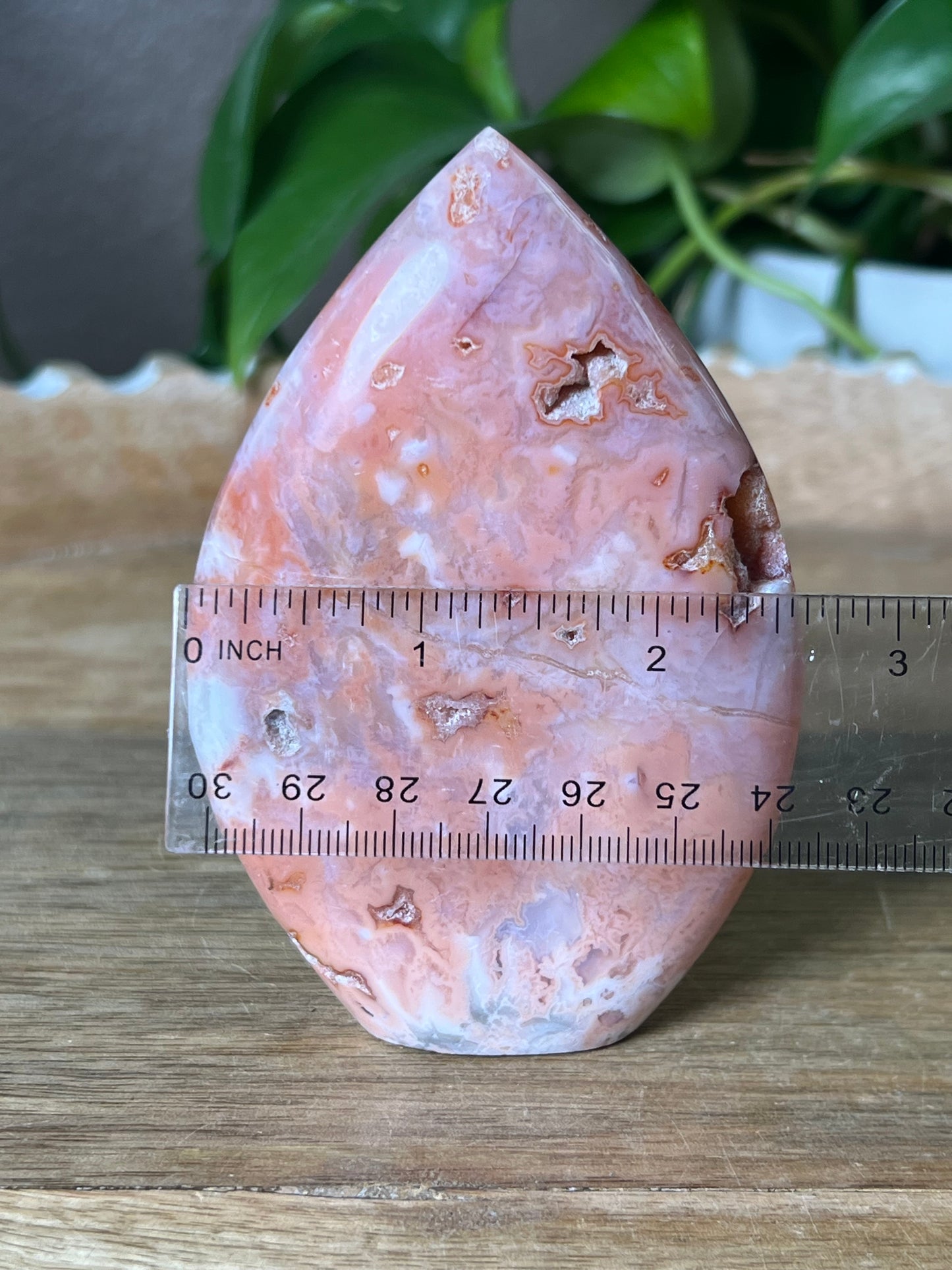 Pink Carnelian Flame