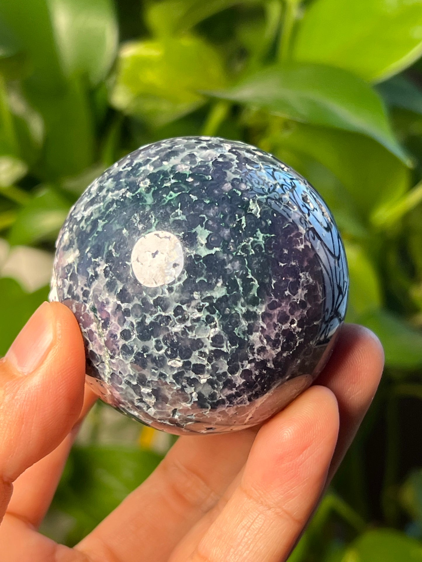 Grape Agate Sphere