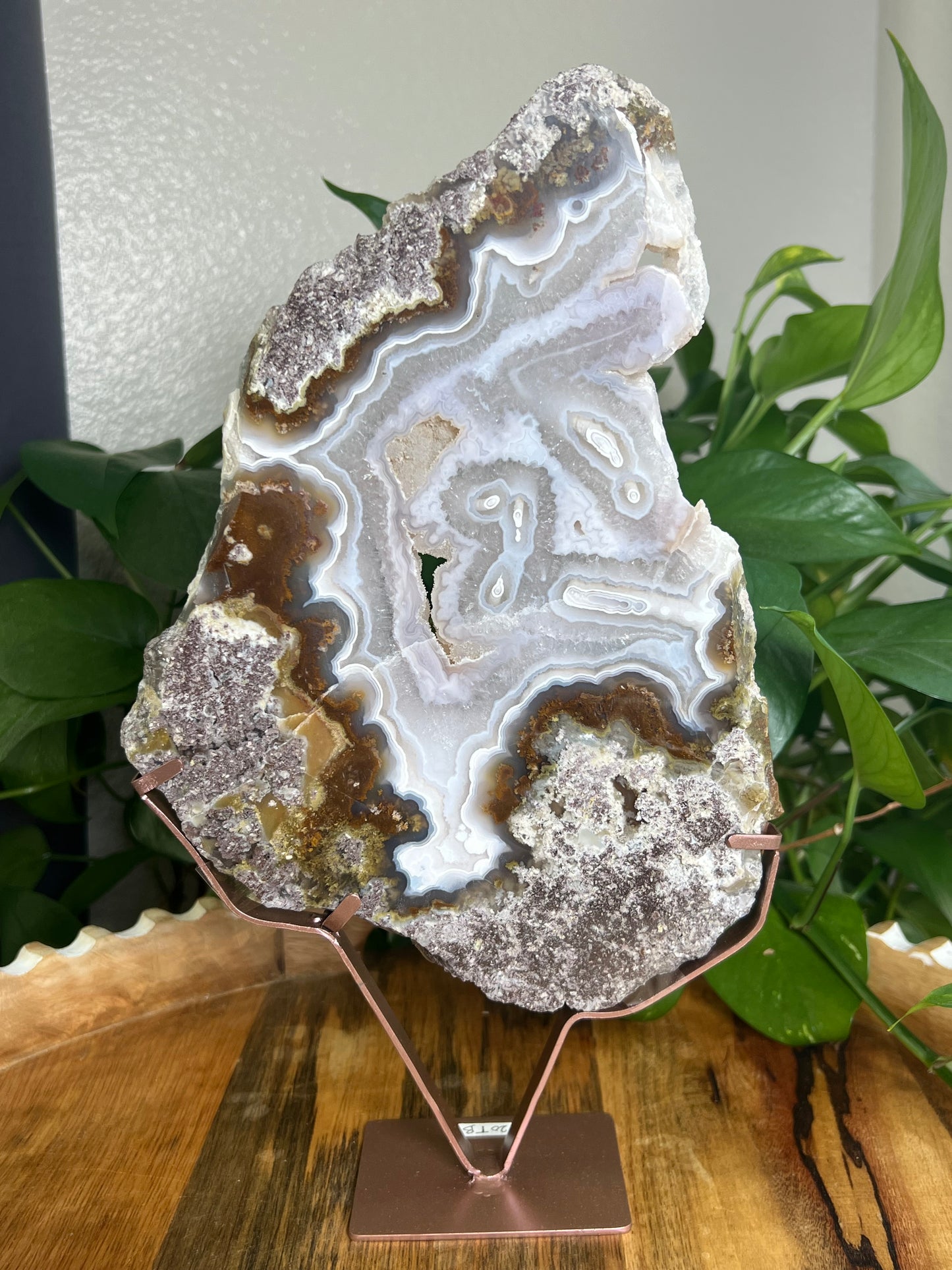Scenic Moss Agate Slab