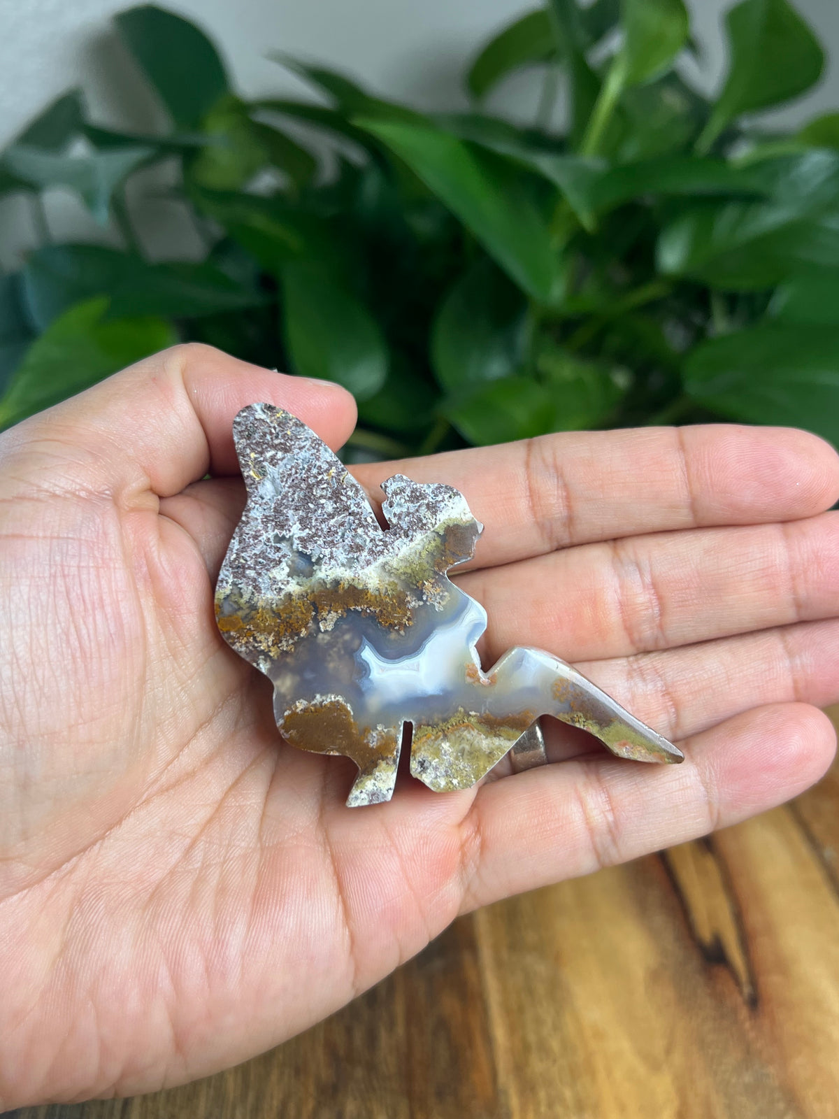 Scenic Moss Agate Pixie Fairy: C