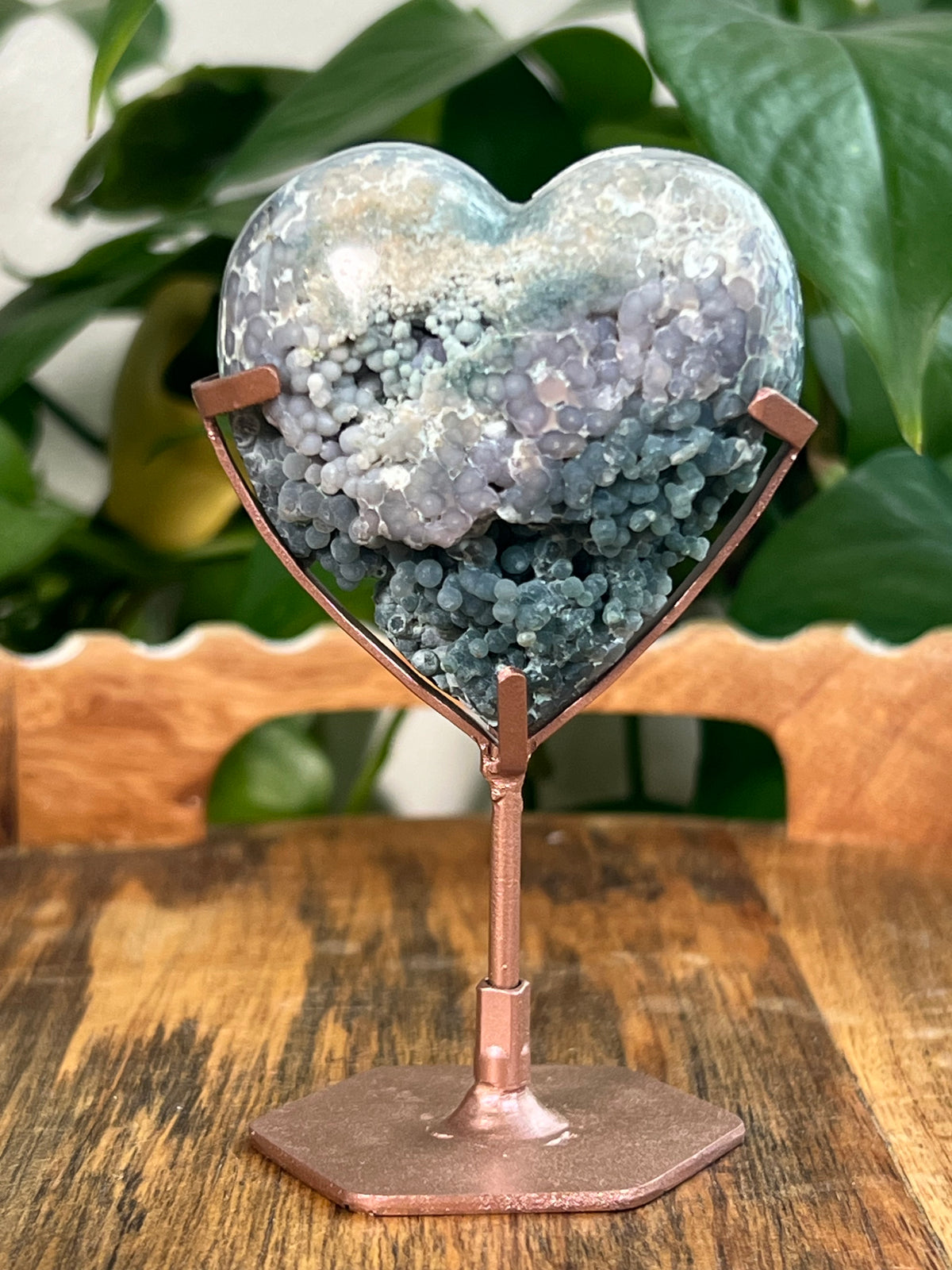 Grape Agate Heart: BA