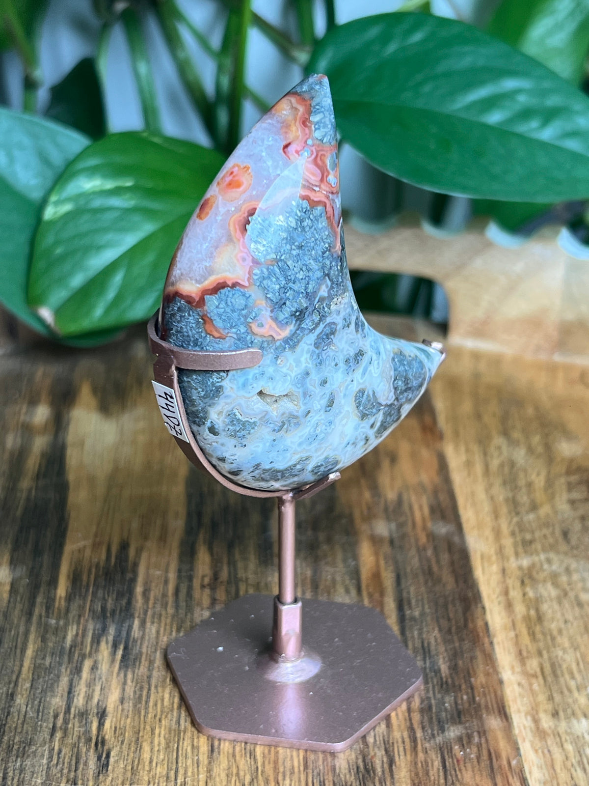 Marcasite Mini Puffy Moon: DZ
