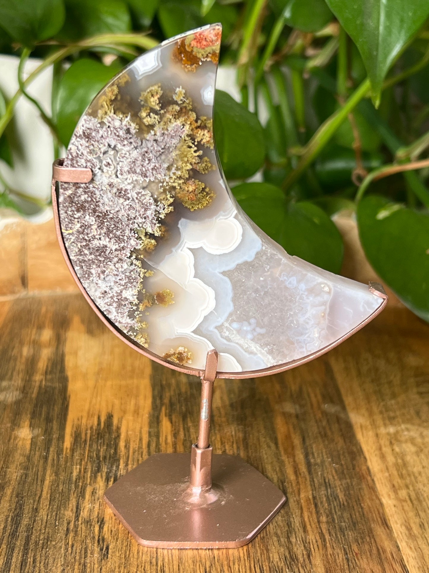 Scenic Moss Agate Moon
