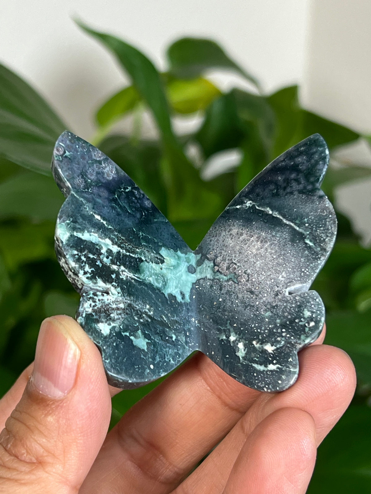 Grape Agate 3D Butterflies