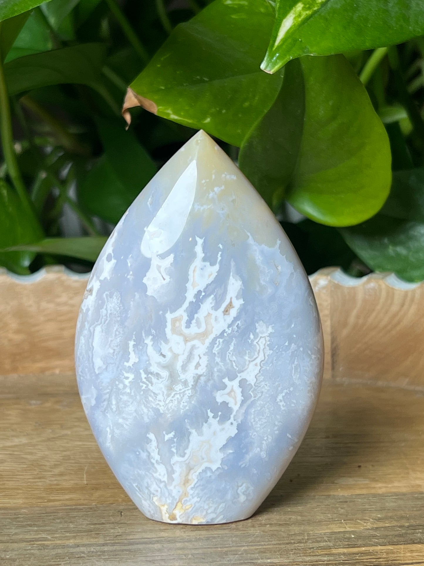 Winter Plume Agate Flame