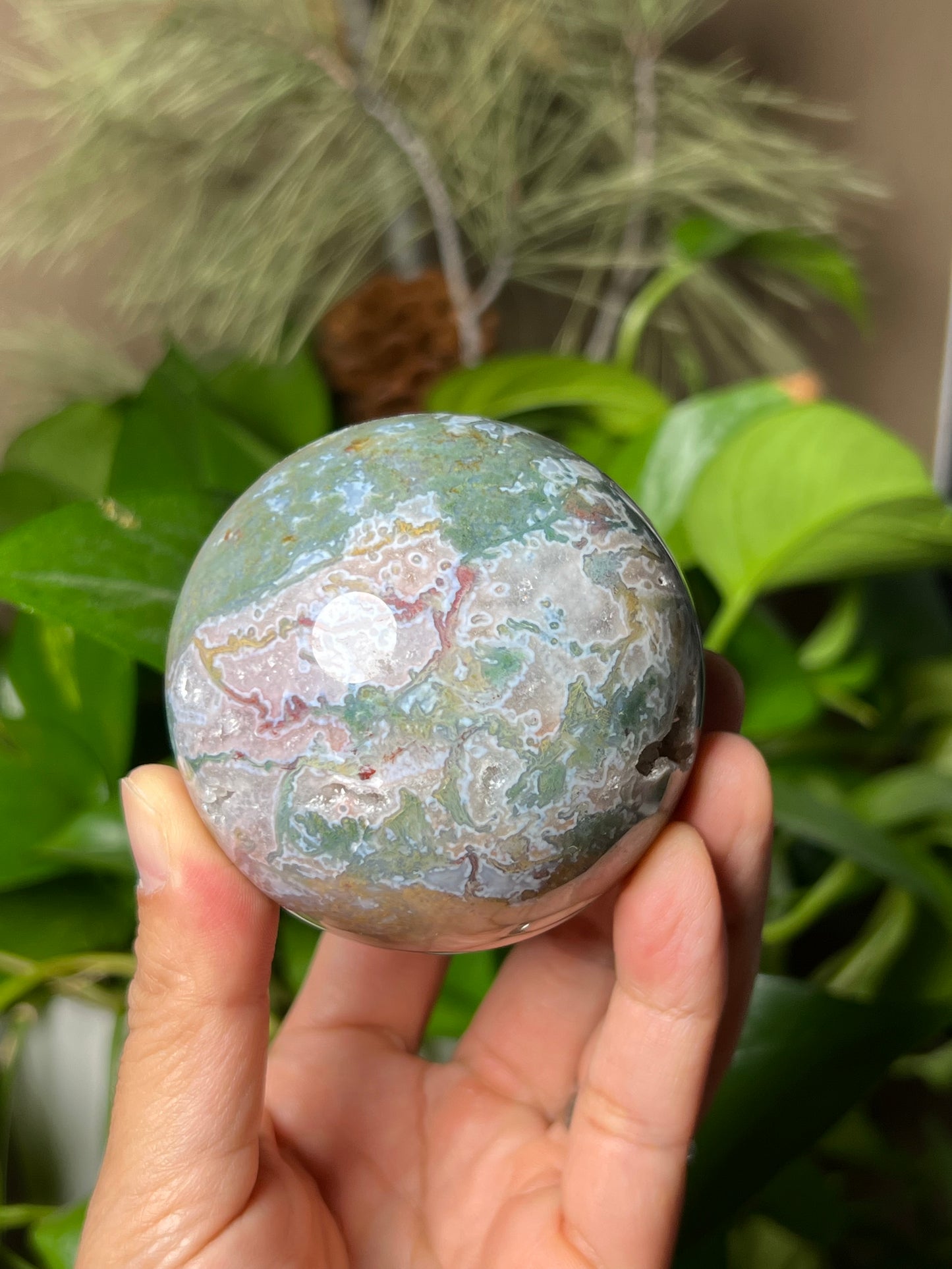 Moss Agate Sphere