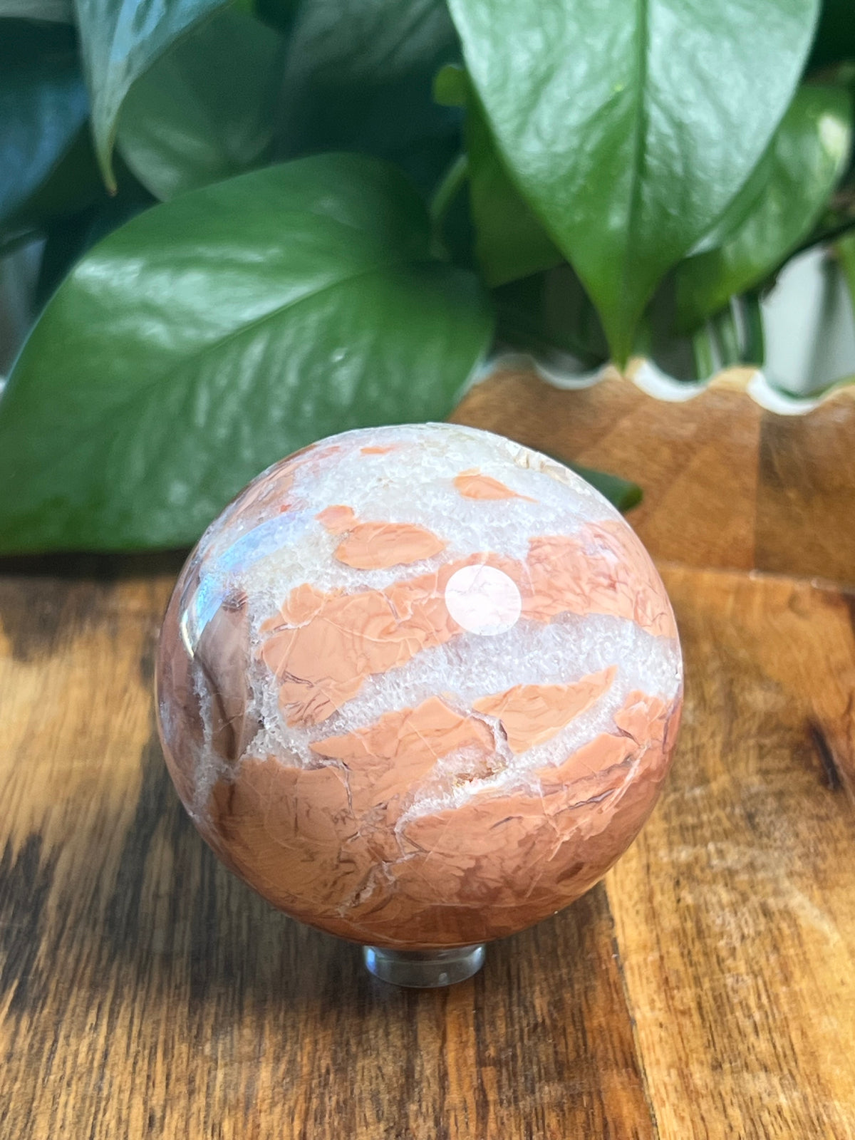 Brecciated Jasper Sphere: E