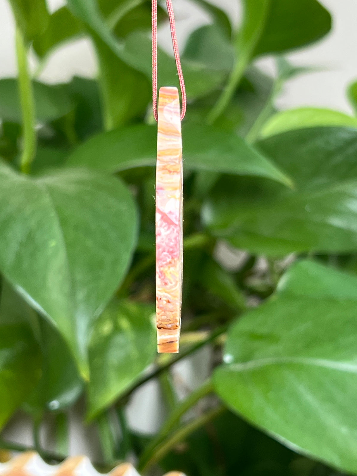 Crazy Lace Agate Ornament Pumpkin: PM