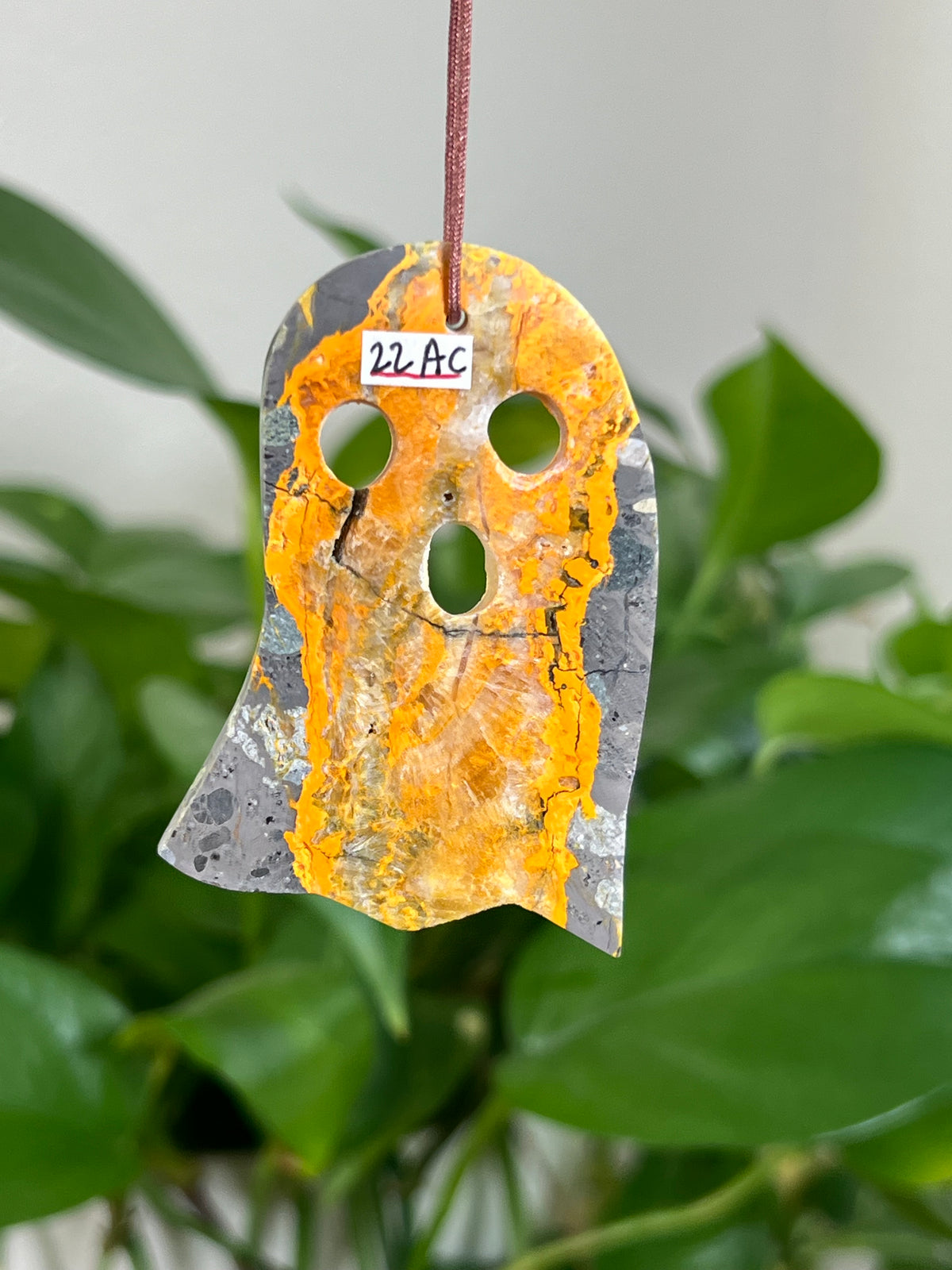 Bumblebee Jasper Ghost Ornaments