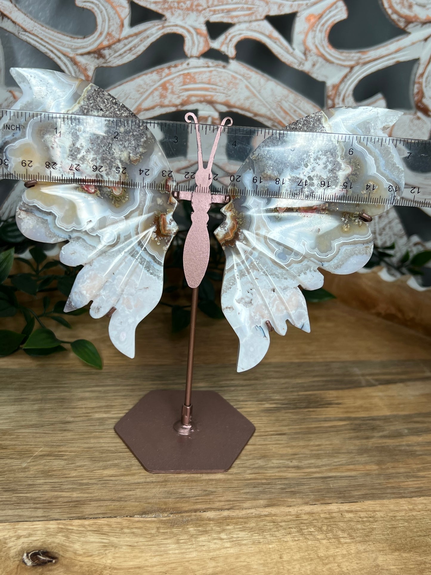 Scenic Moss Agate Wings