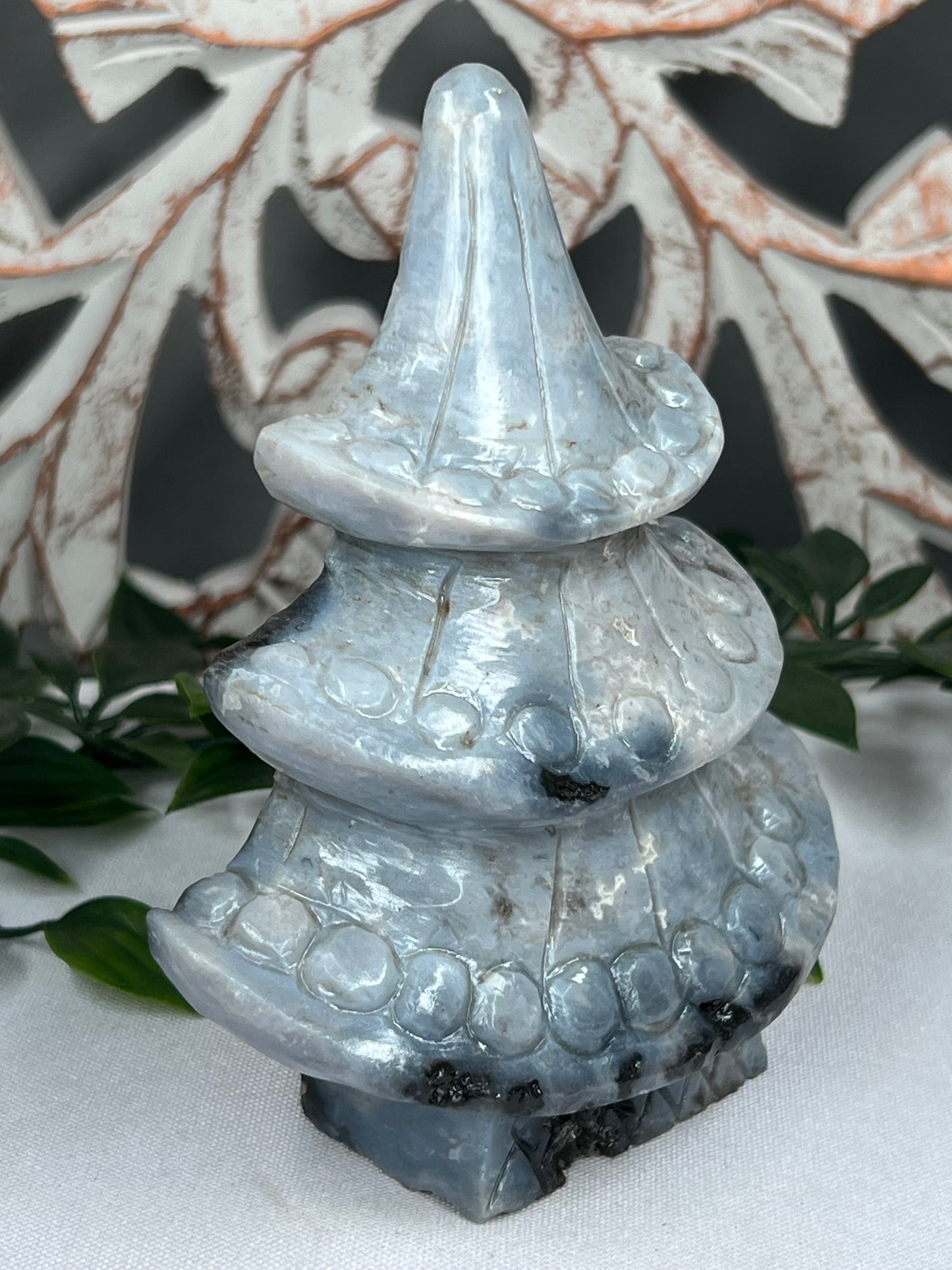 Blue Plume Agate Tree