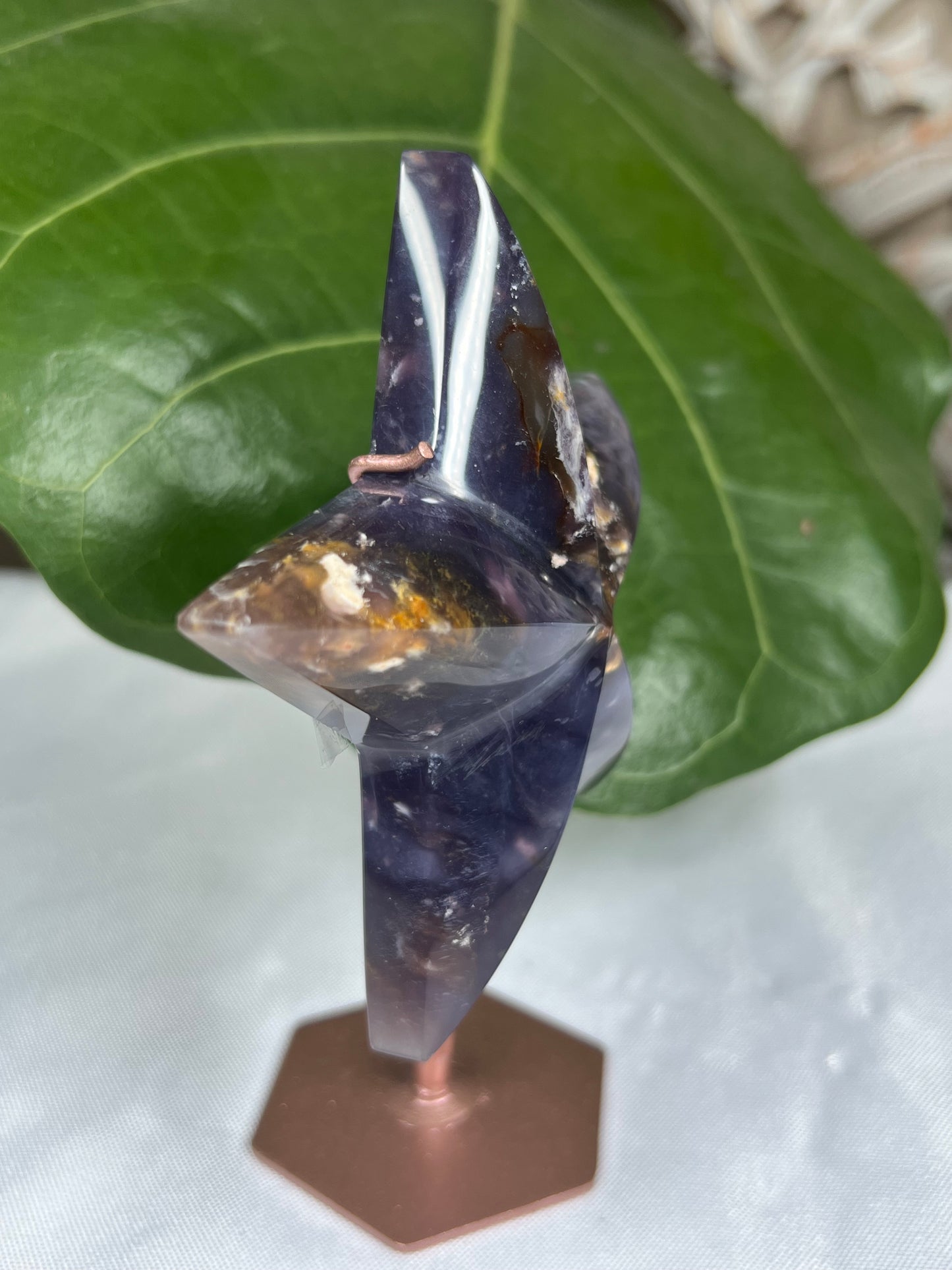 Purple Chalcedony Star