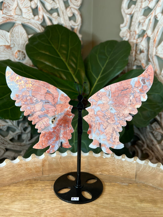 Cotton Candy Agate Wings
