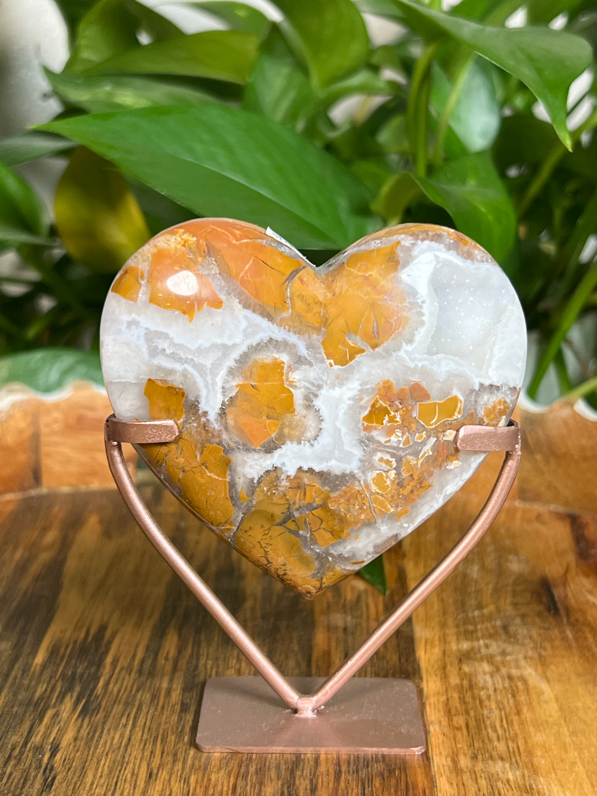 Brecciated Jasper Heart: DB