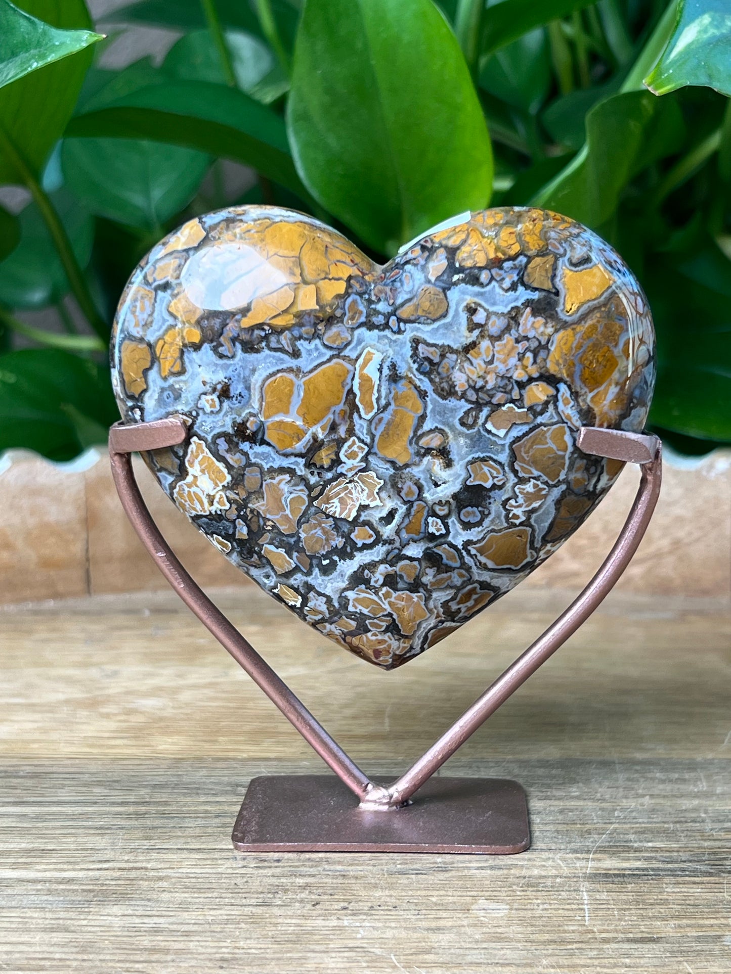 Brecciated Jasper Heart