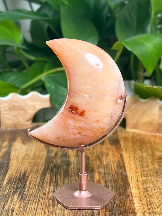 Carnelian Mini Puffy Moon: S