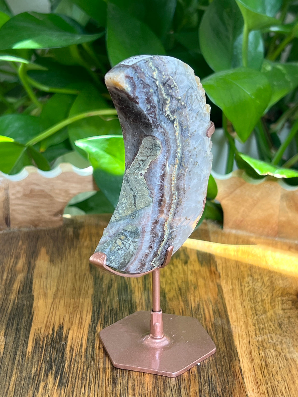 Amethyst Agate Moon: RA