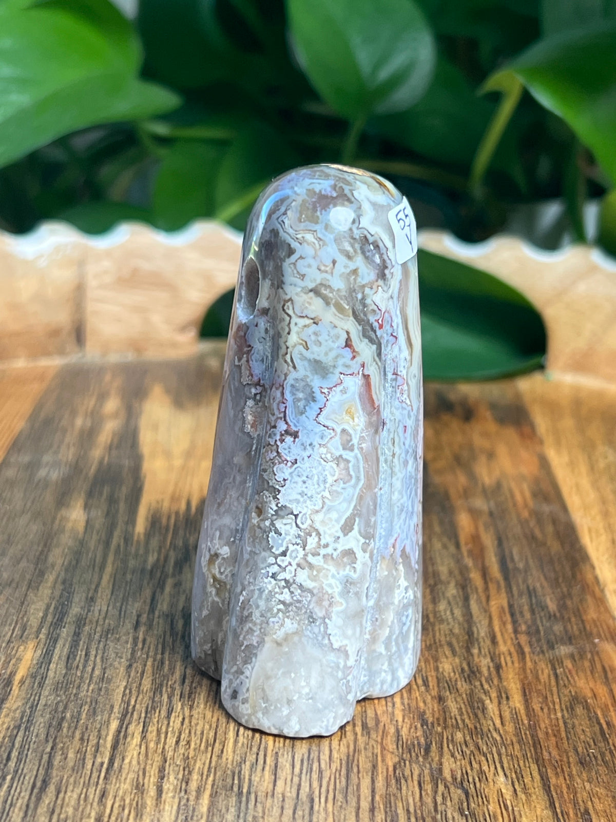 Sumatra Plume Agate Ghost: Y