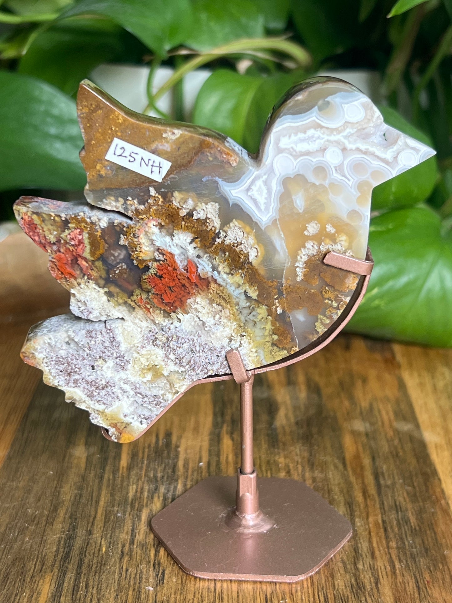 Scenic Moss Agate Bird