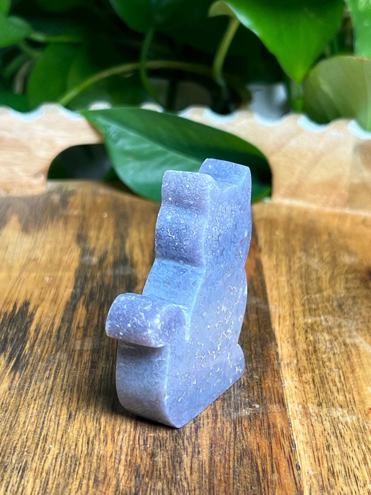 Grape Agate Mini Cat: Bi