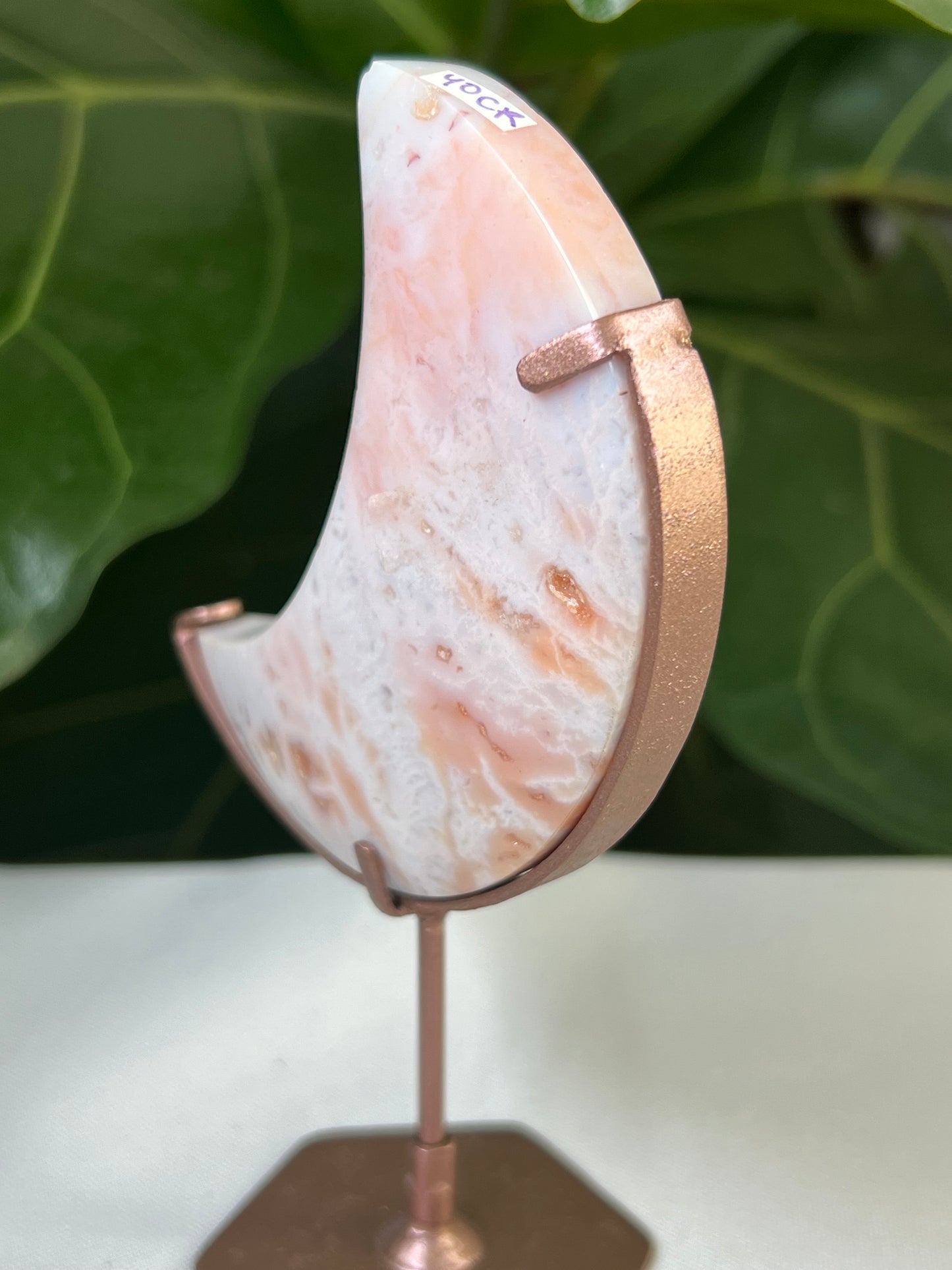 Pink Carnelian Moon