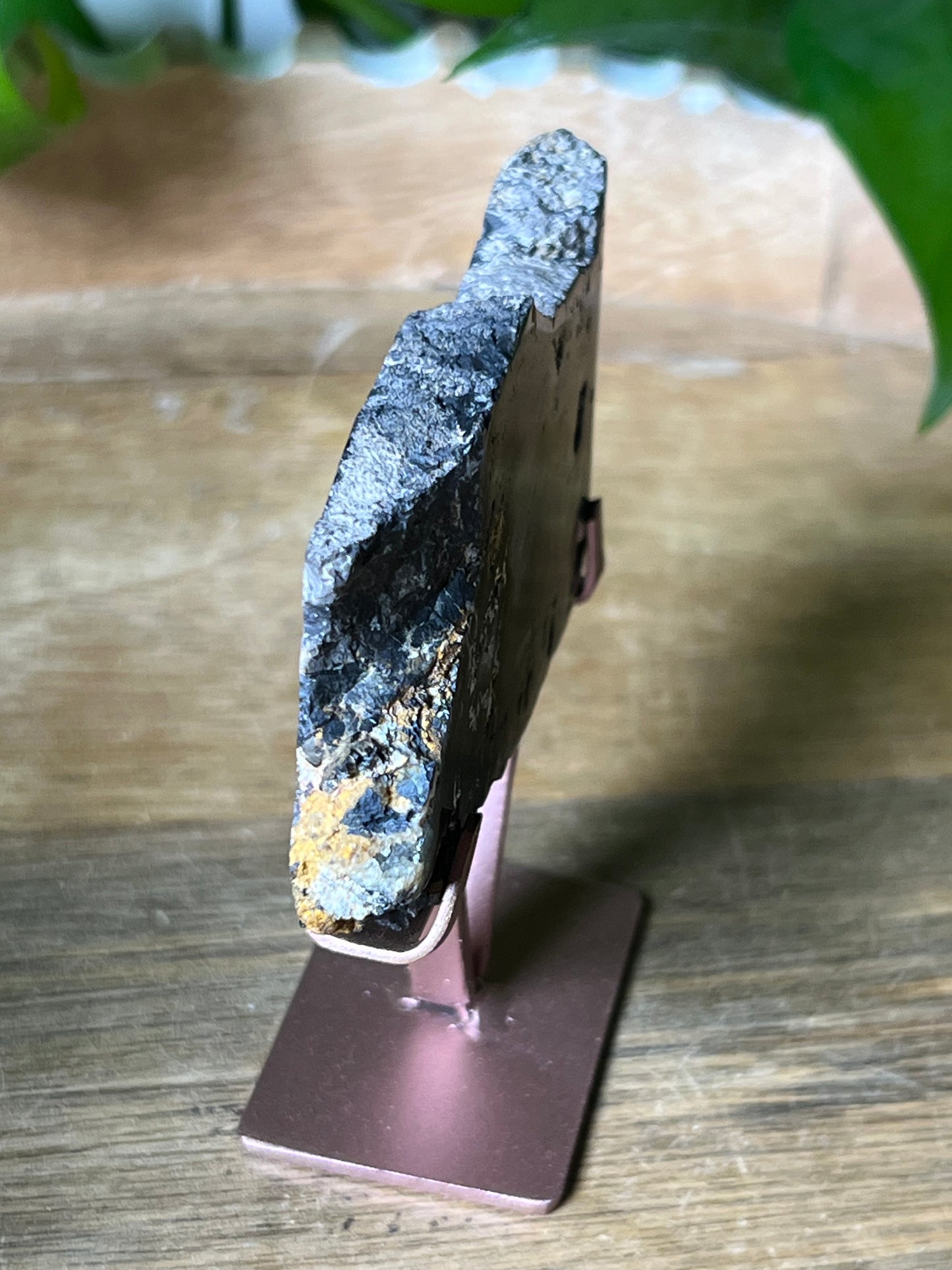 Blue Plume Agate Slab