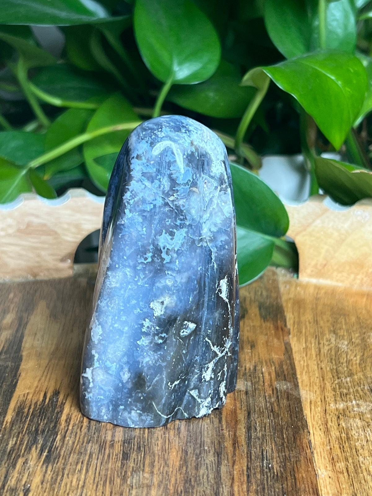 Blue Plume Agate Ghost: D