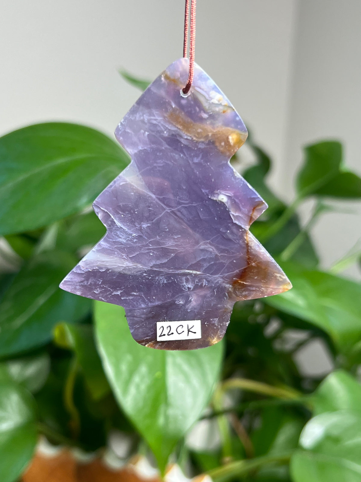 Purple Chalcedony Ornament Tree: CK