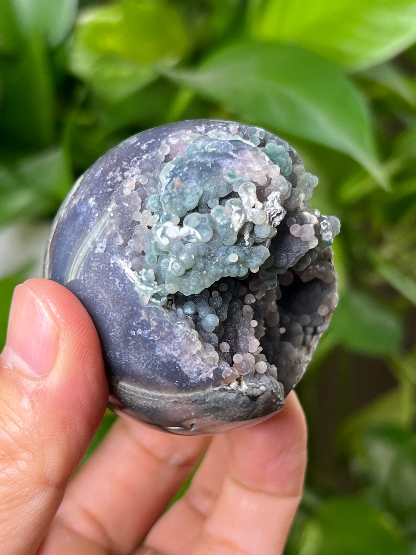 Grape Agate Sphere