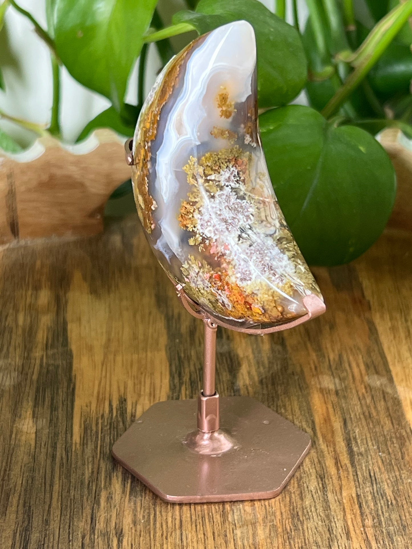 Scenic Moss Agate Moon