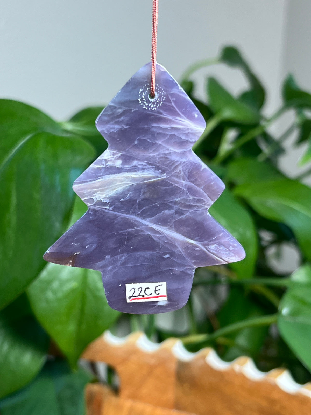 Purple Chalcedony Tree Ornaments