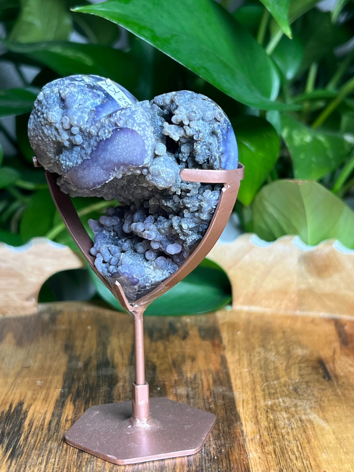 Grape Agate Heart: KK