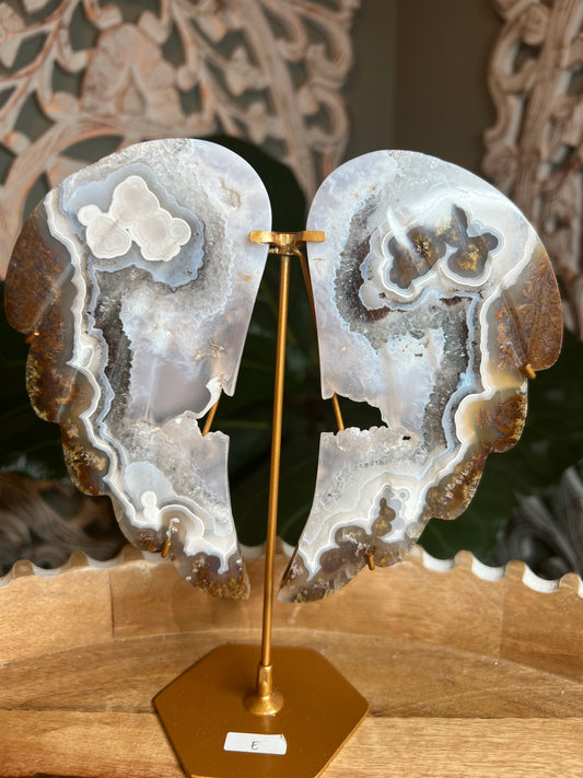 Scenic Moss Agate Wings
